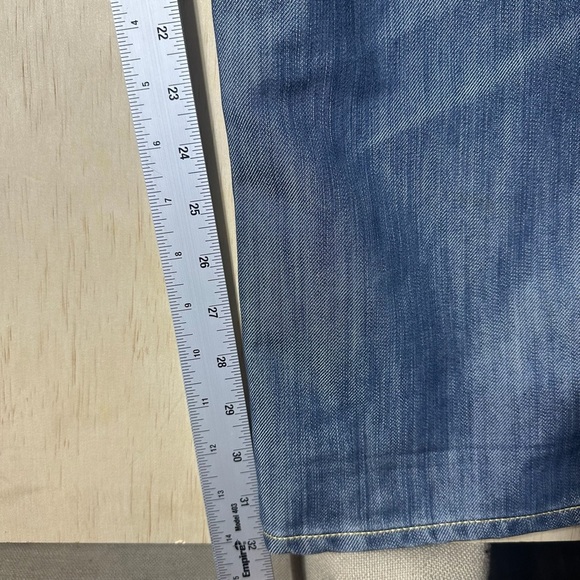 Levis 514 38X32 Men’s Slim Straight Jeans Blue Denim Stretch Button Pocket - Picture 7 of 14